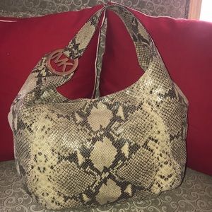 Snake skin print Michael Kors purse